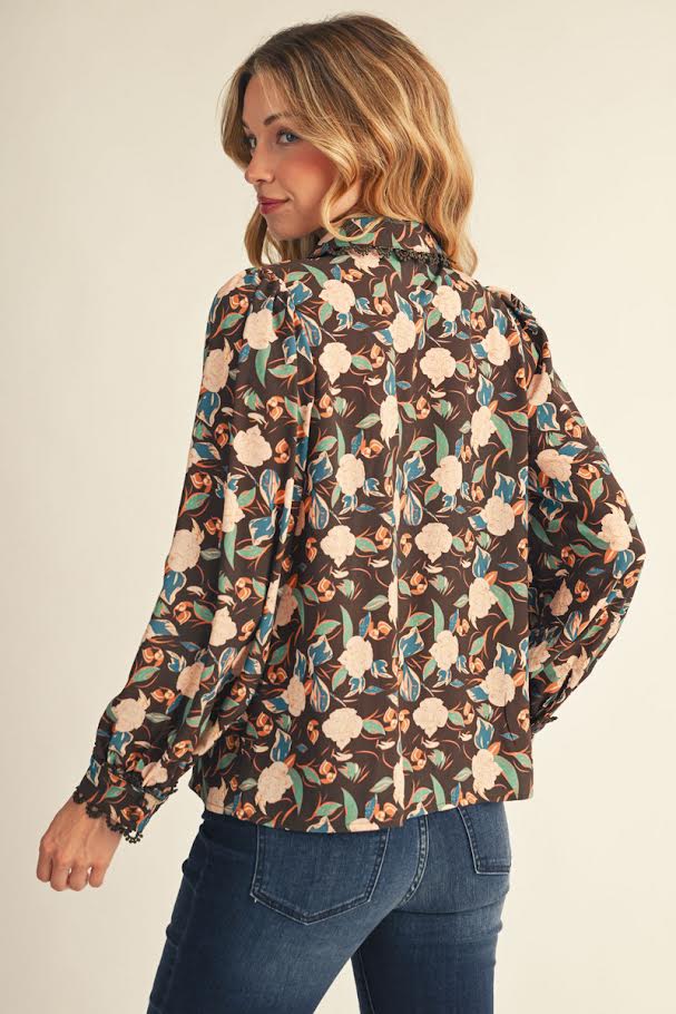 Rosie Blouse - Brown