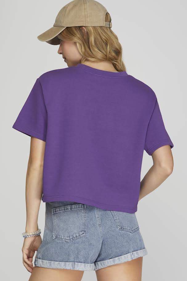 Game Day Football Top - Purple