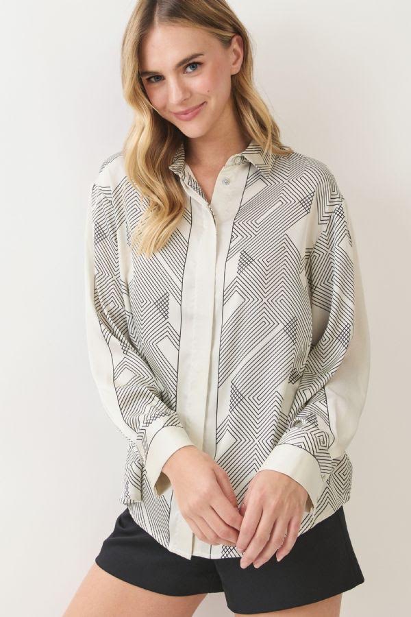The Gia Shirt - Oyster