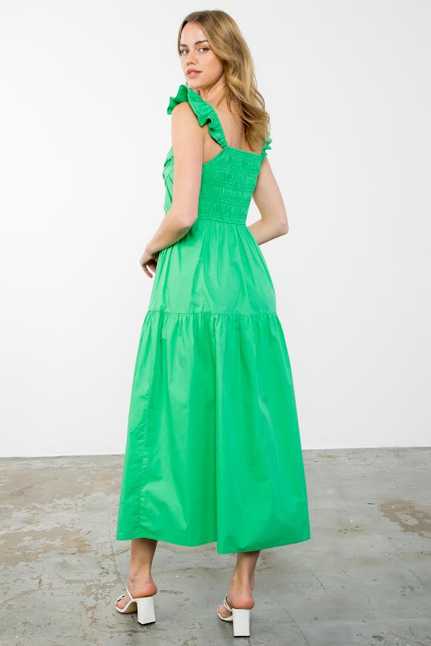 The Elizabeth Dress - Green