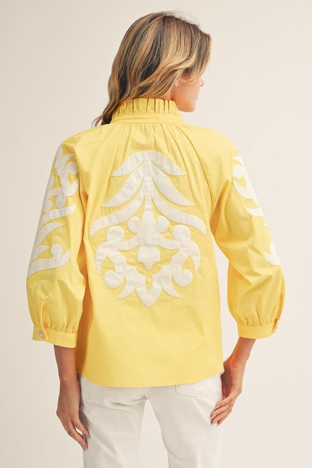 Just Because Top -Yellow
