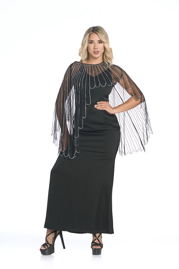 Wear Me 6 Ways Scarf - Black Jewel