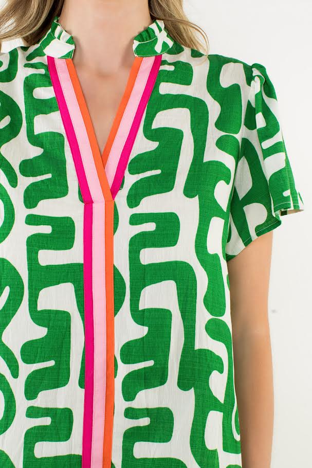 Kara Top - Green
