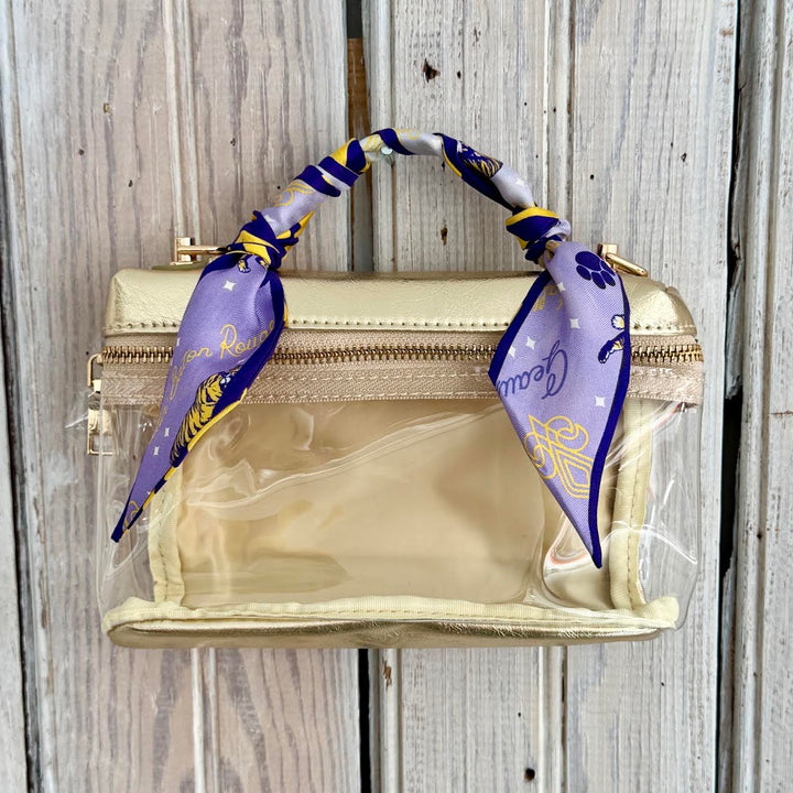 Geaux Silk Twilly - Purple