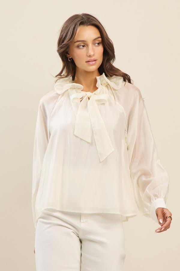 The Camilla Blouse - Cream