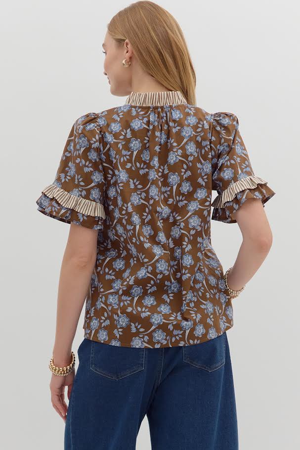 The Tabitha Top - Brown