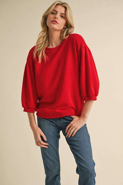 My Soft & Comfy Top - Red