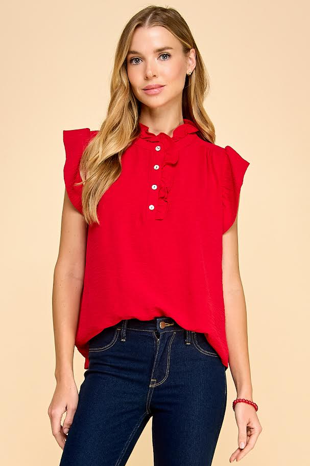 The Camille Top - Red