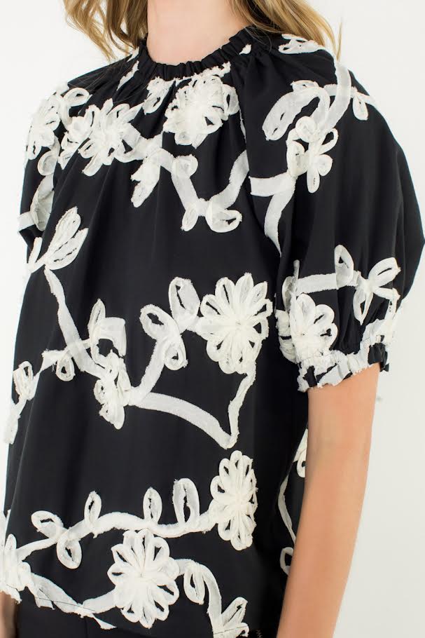 The Cora Top - Black