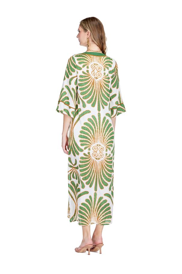 The Melania Maxi - Green Palm