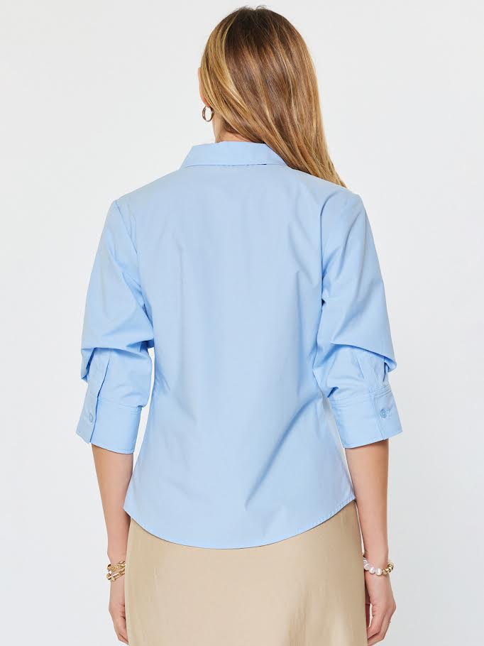 Maggie Blouse - Pale Blue