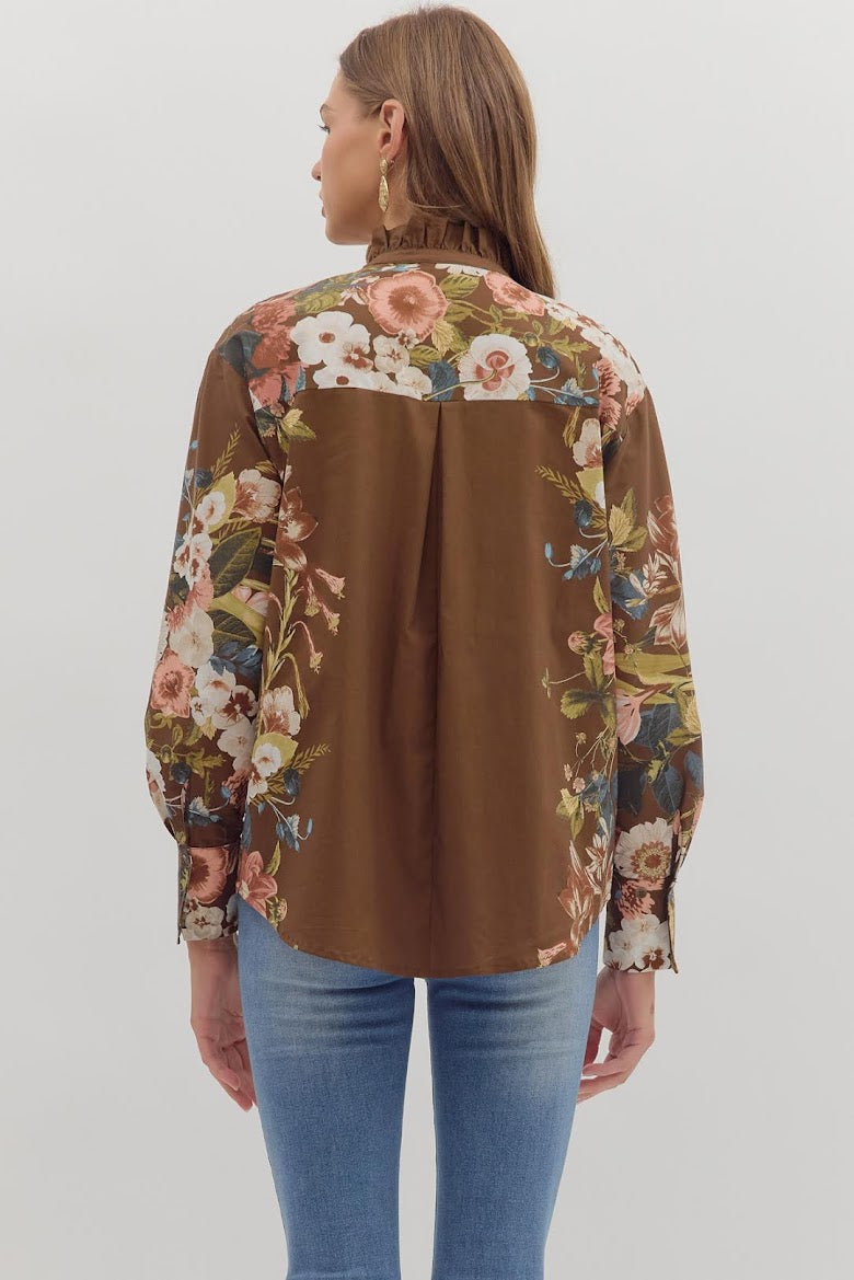 Karen Blouse - Brown