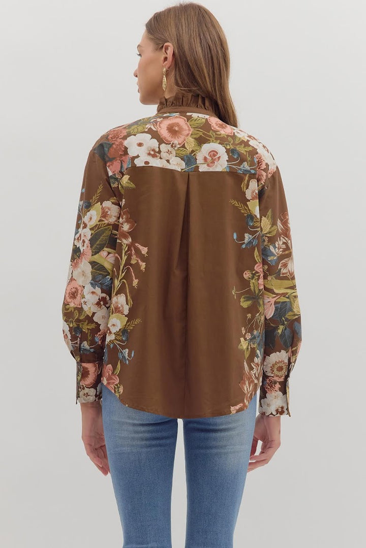 Karen Blouse - Brown