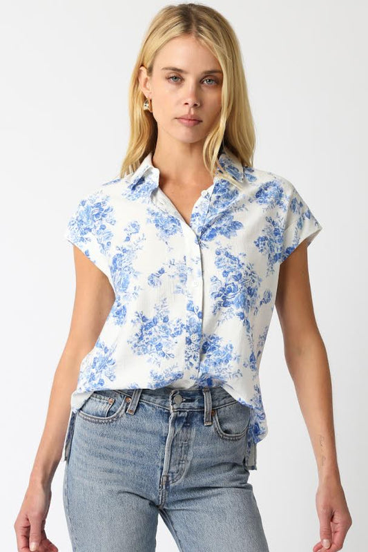 My Favorite Shirt - Off White Blue