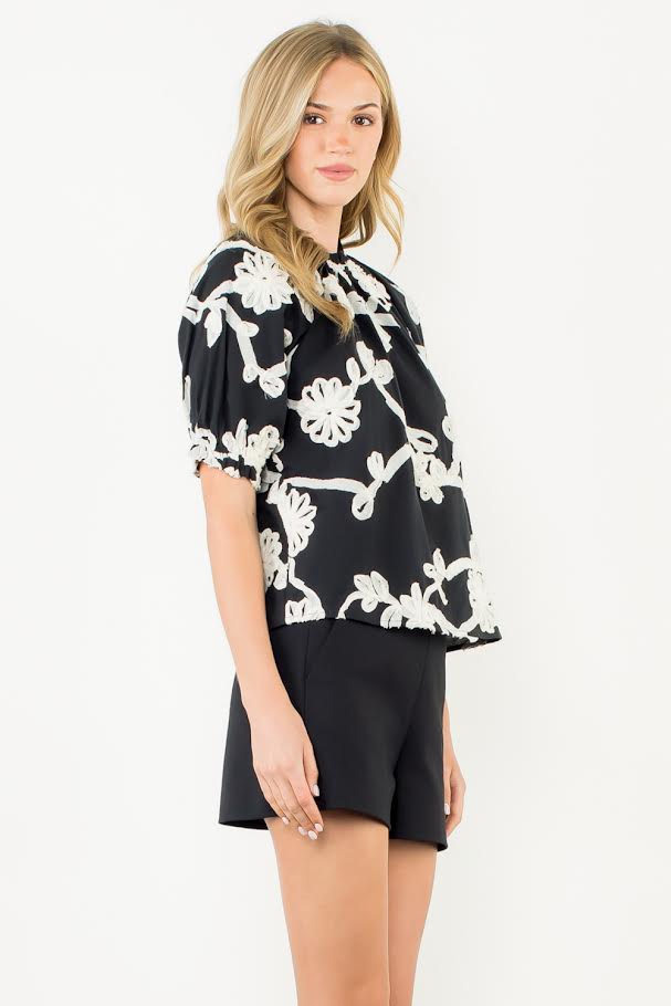 The Cora Top - Black