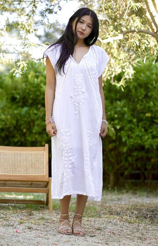 Clementine Maxi Dress - White