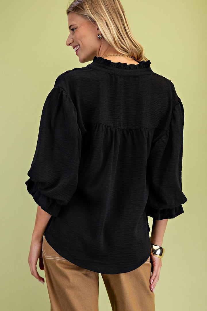 The Betty Blouse - Black