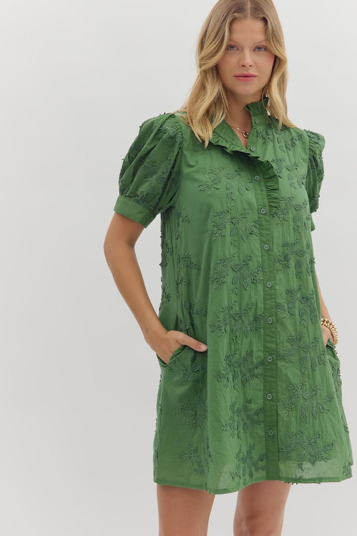 The Mila Dress - Forest