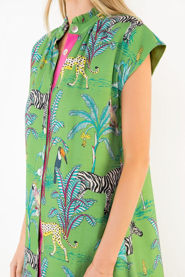 Take Me Away Dress - Green