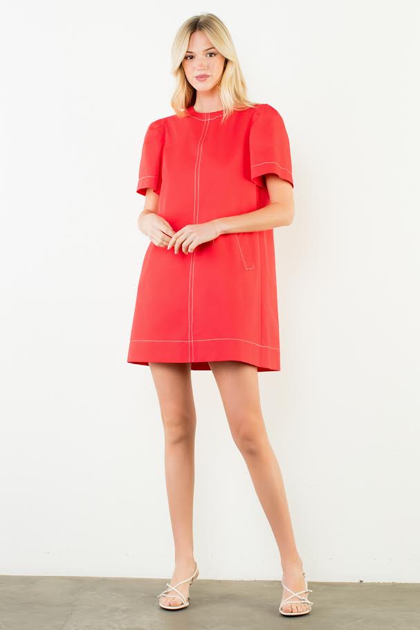 Eloise Dress - Red