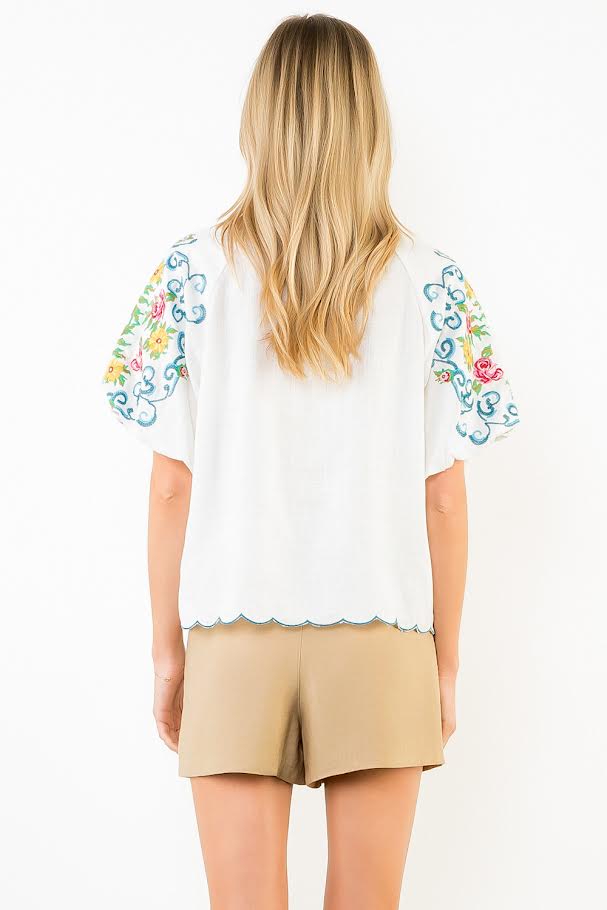 Sweet & Simple Top - Cream