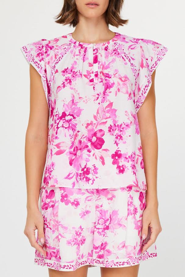 The Jacklyn Blouse - Pink Multi