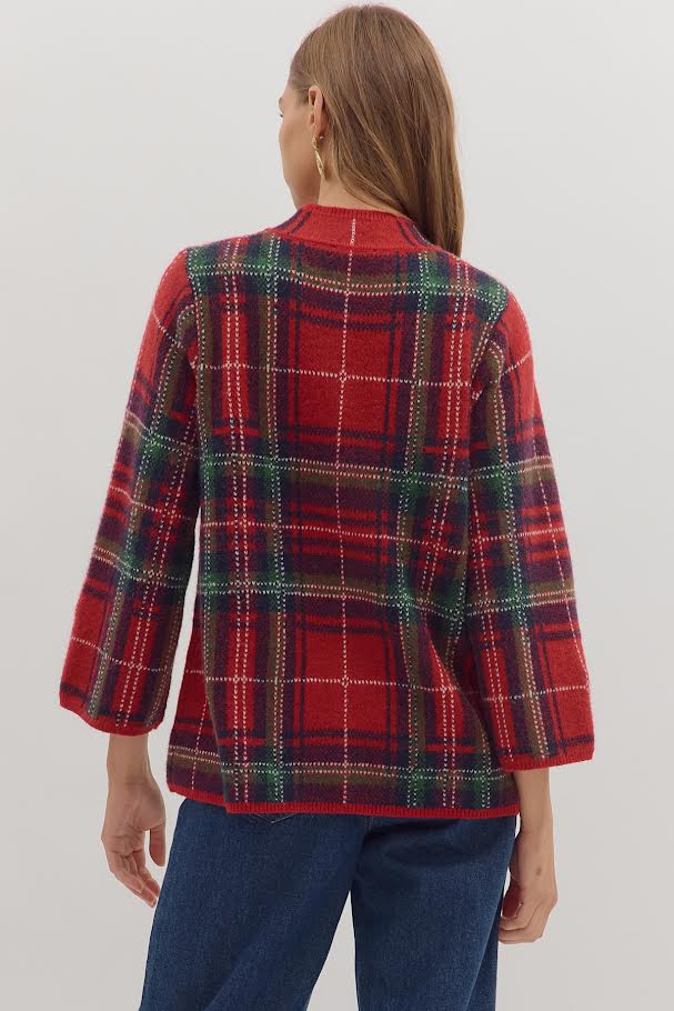 My Plaid Sweater - Red