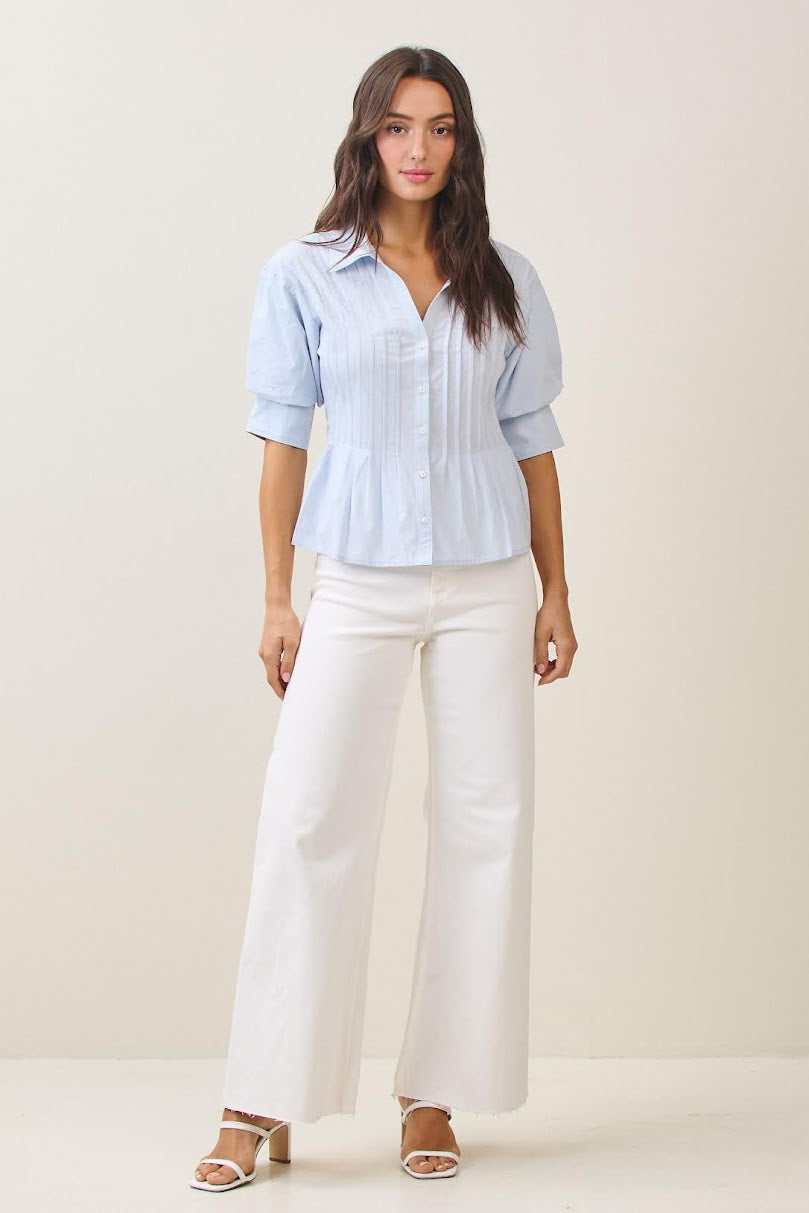 Francine Shirt - Sky