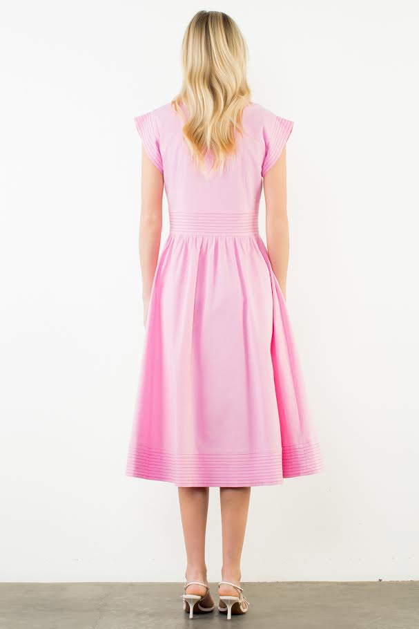 Ms Peppy Dress - Pink