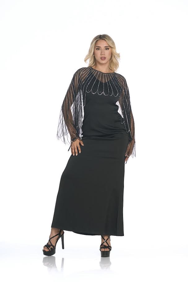 Wear Me 6 Ways Scarf - Black Jewel