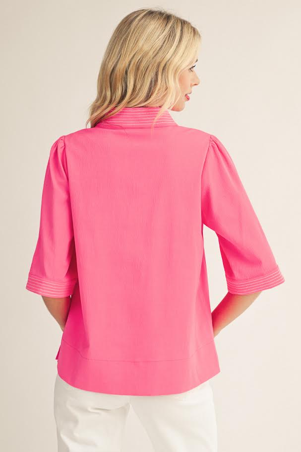 Cora Top - Neon Pink