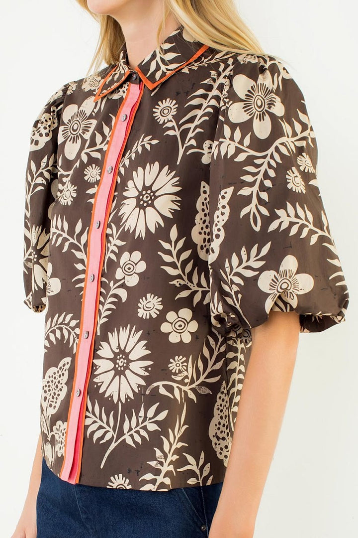 Olivia Top - Brown