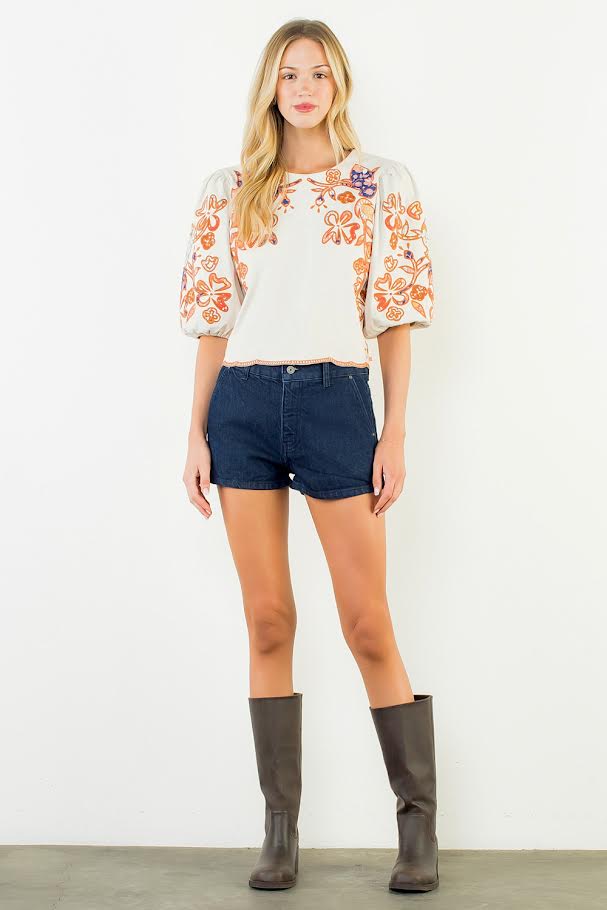 Penny Top - Cream