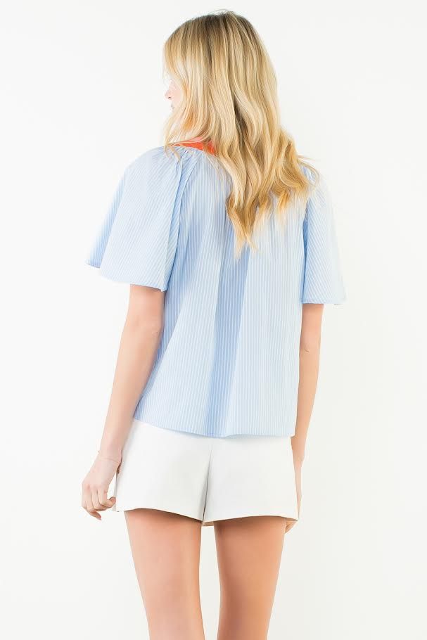 Summer Breeze Top - Lite Blue