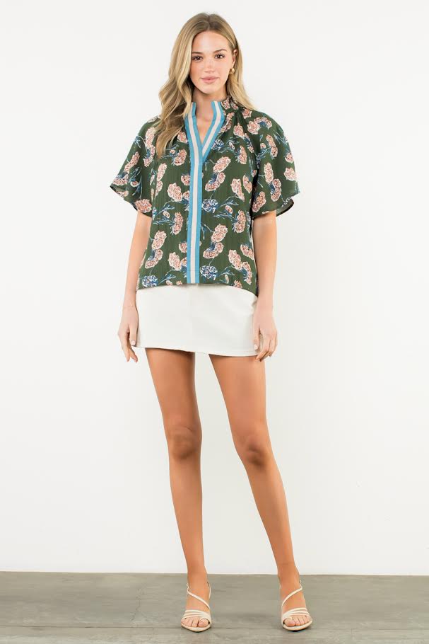 The Eustacia Top - Green