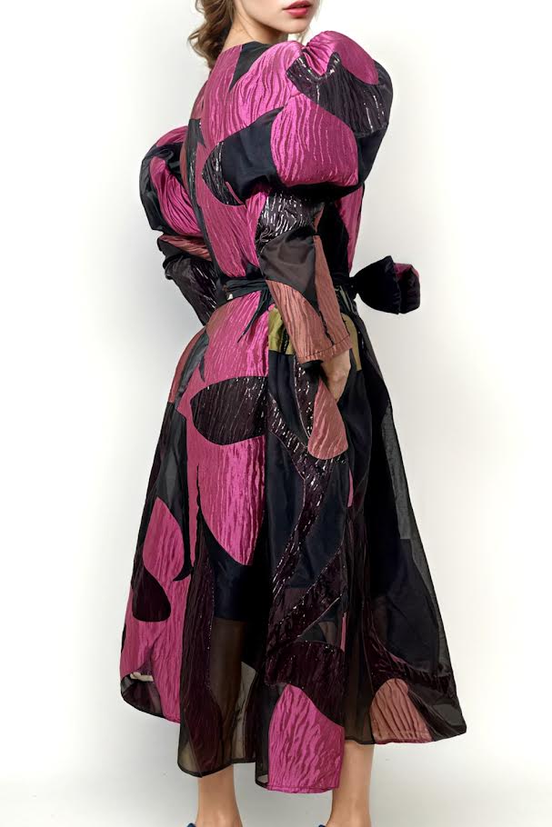 Pretty in Pink Dress - Black