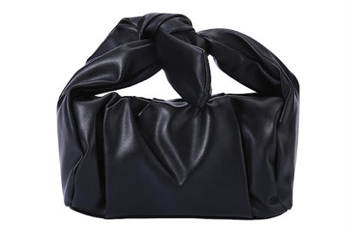 Knotted Purse - Black