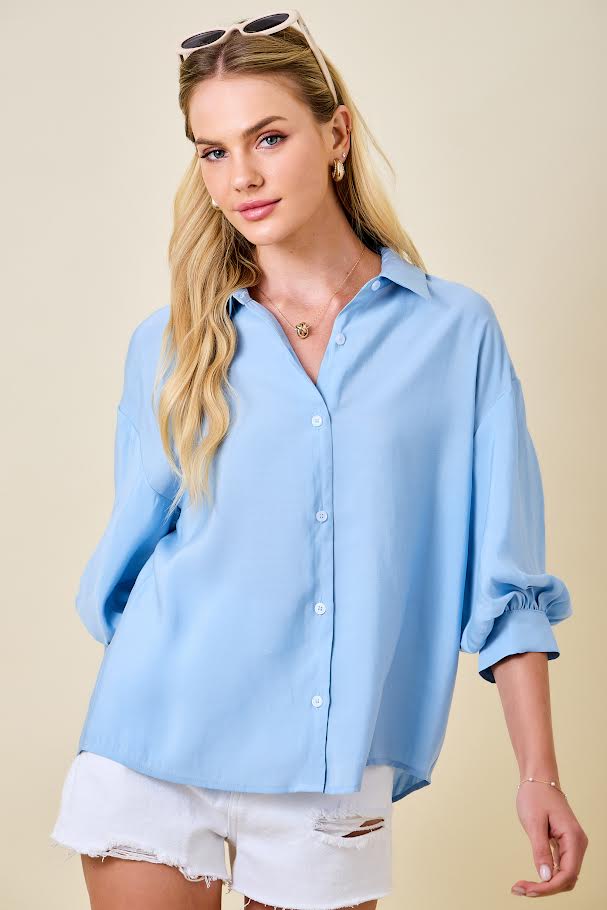 My Carefree Shirt - Light Blue