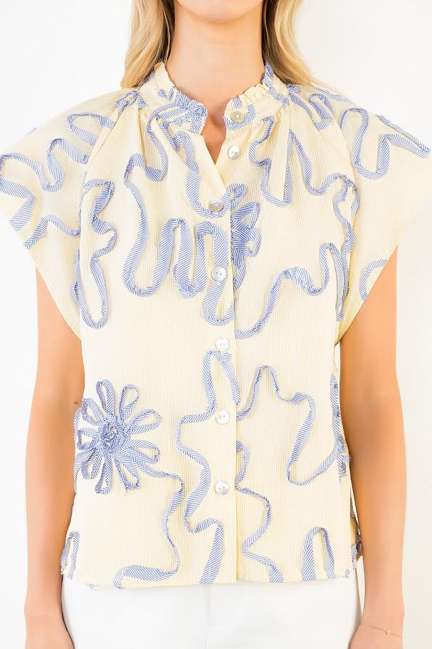 Fun & Flirty Top - Yellow