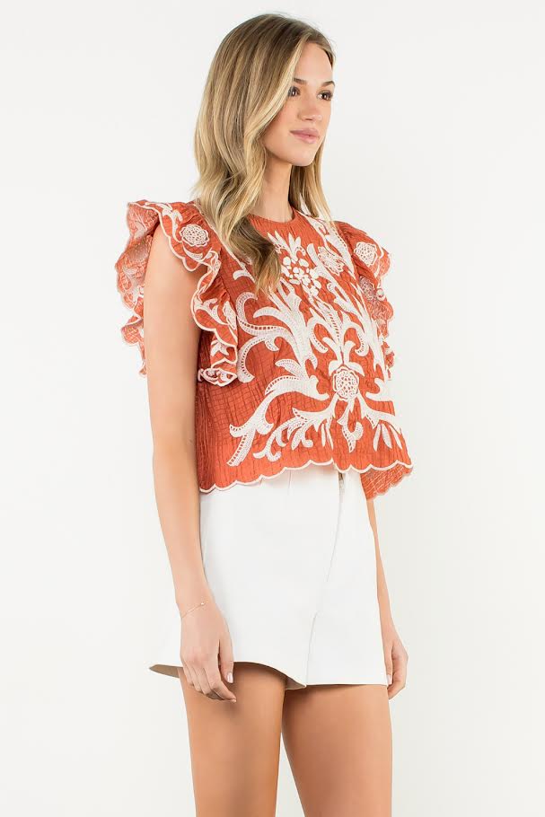 The Celeste Top - Rust