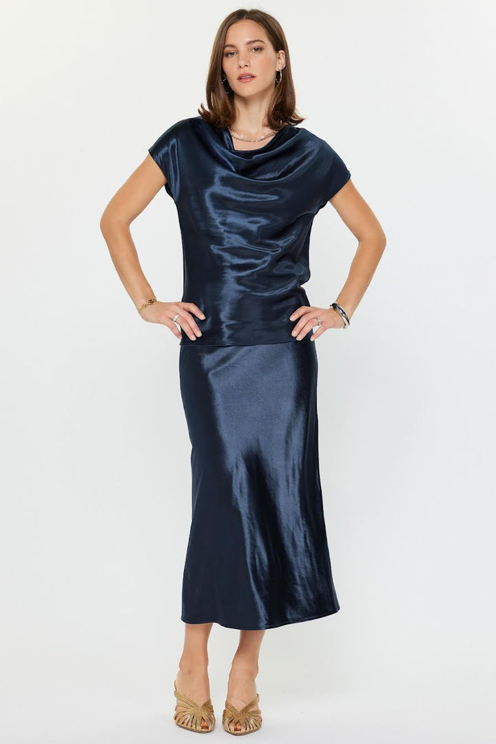 Stunning Skirt Set - Navy