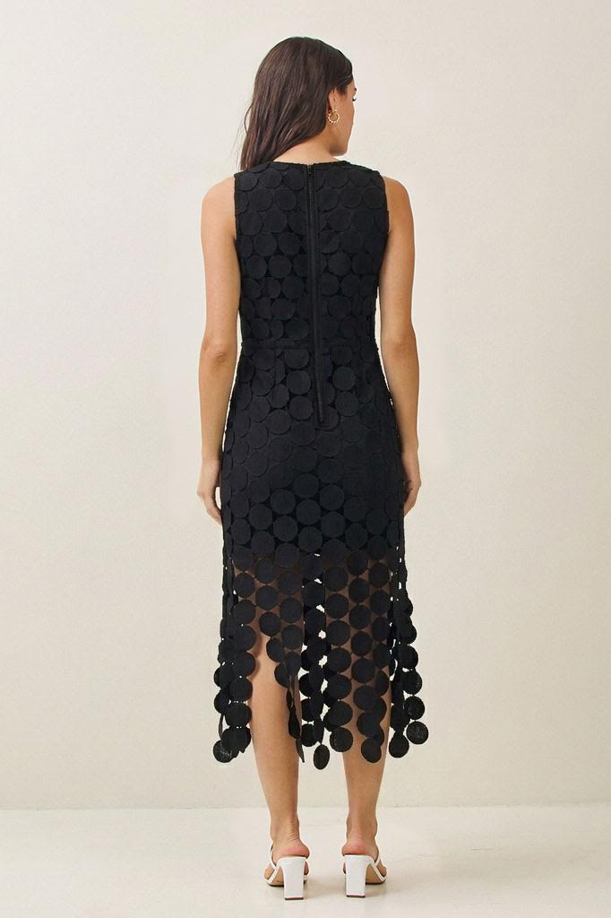 Dot Me Dress - Black