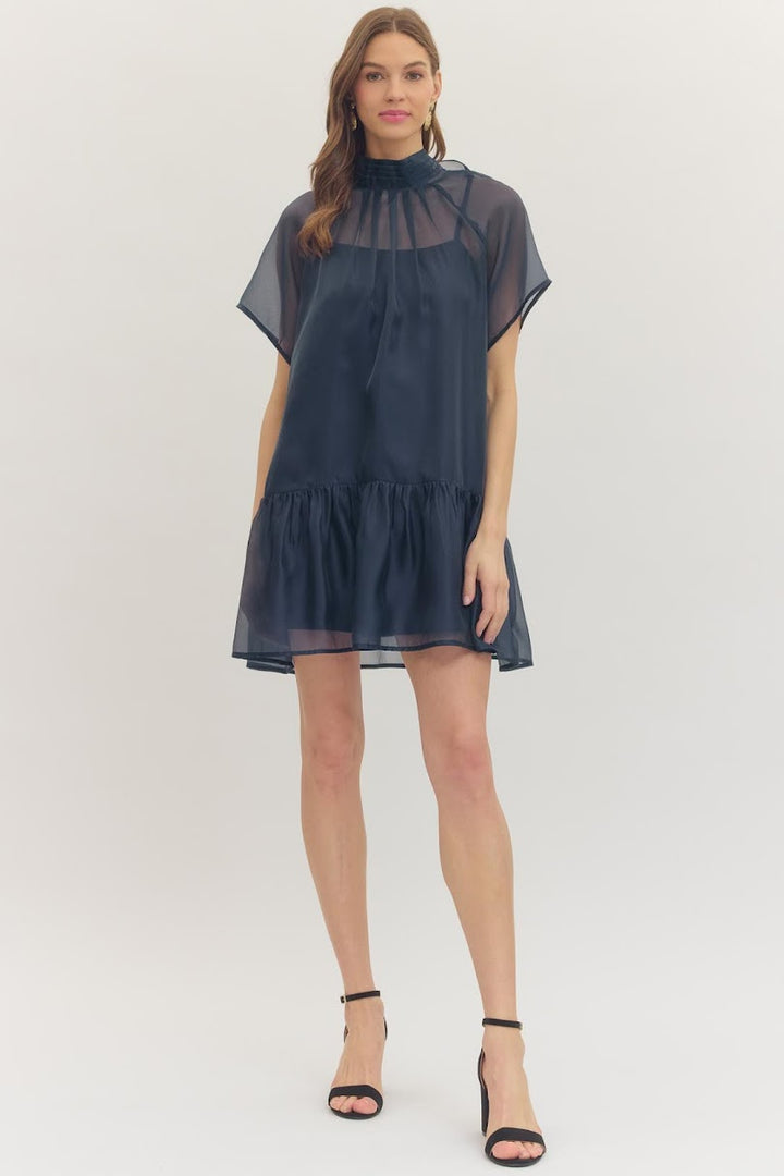 Ellie Mae Dress - Navy
