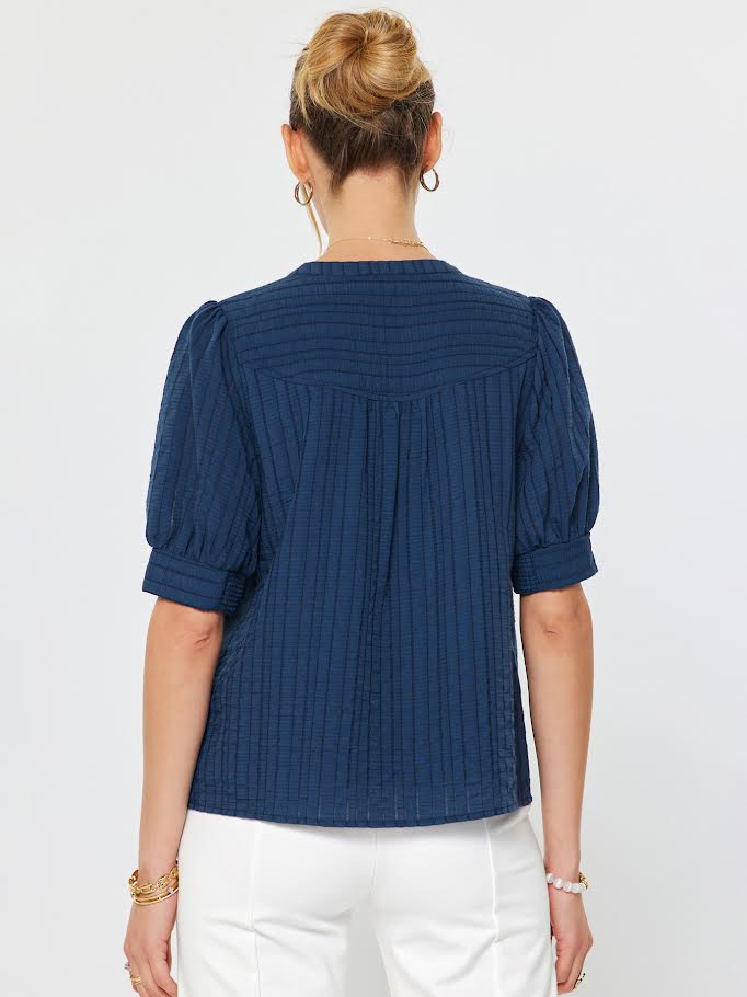 Megan Blouse - Navy