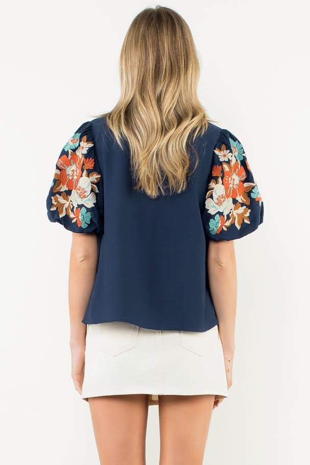 The Marissa Top - Navy