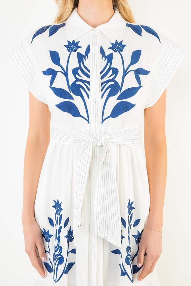 Carlee Dress - White