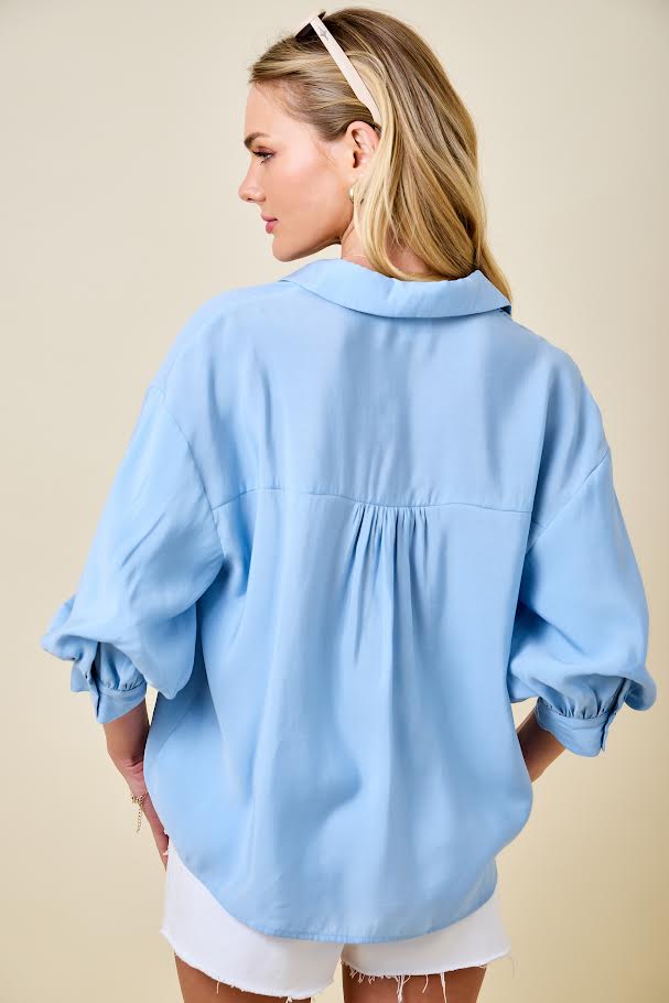 My Carefree Shirt - Light Blue
