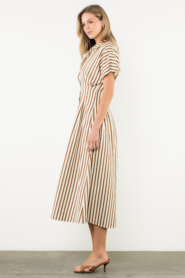 The Amber Dress - Brown