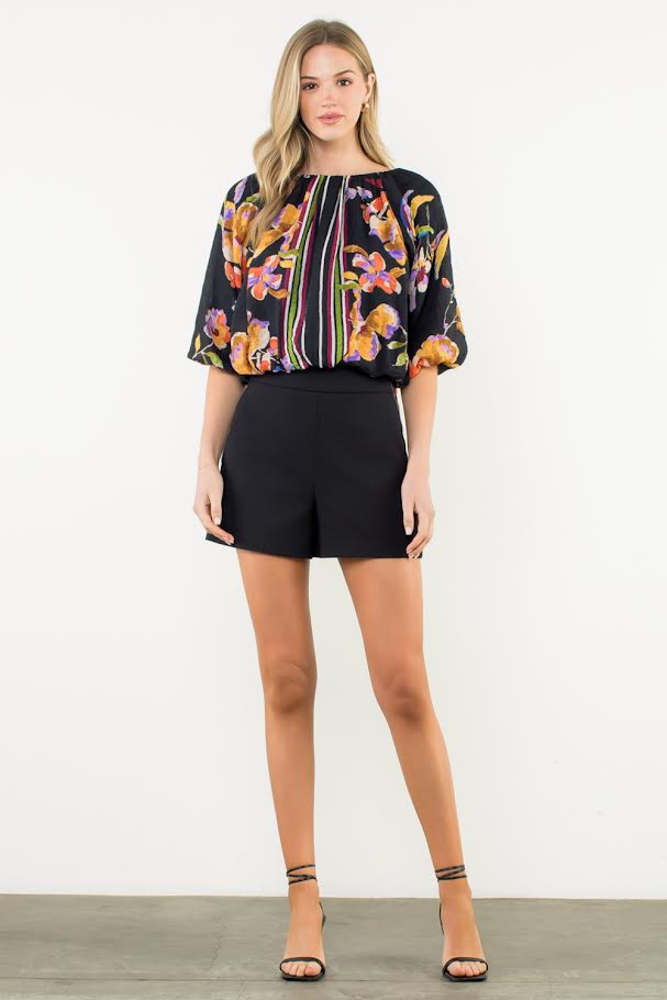 The Carli Blouse - Black
