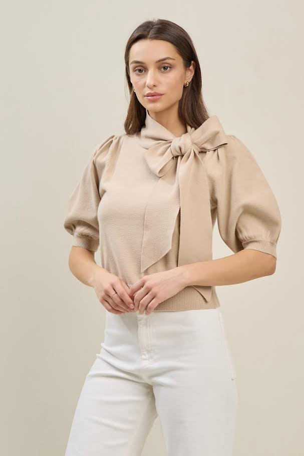 The Nina Sweater - Taupe